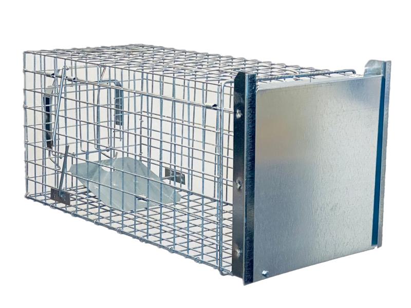 Drahtkastenfalle geschlossen