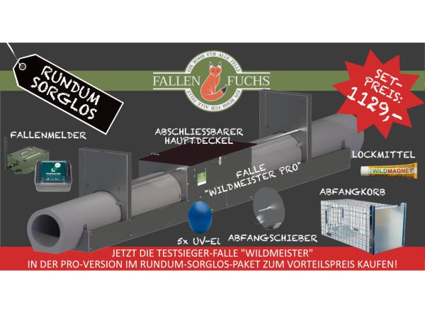 Fuchsfalle Wildmeister PRO Rundum-Sorglos-Paket